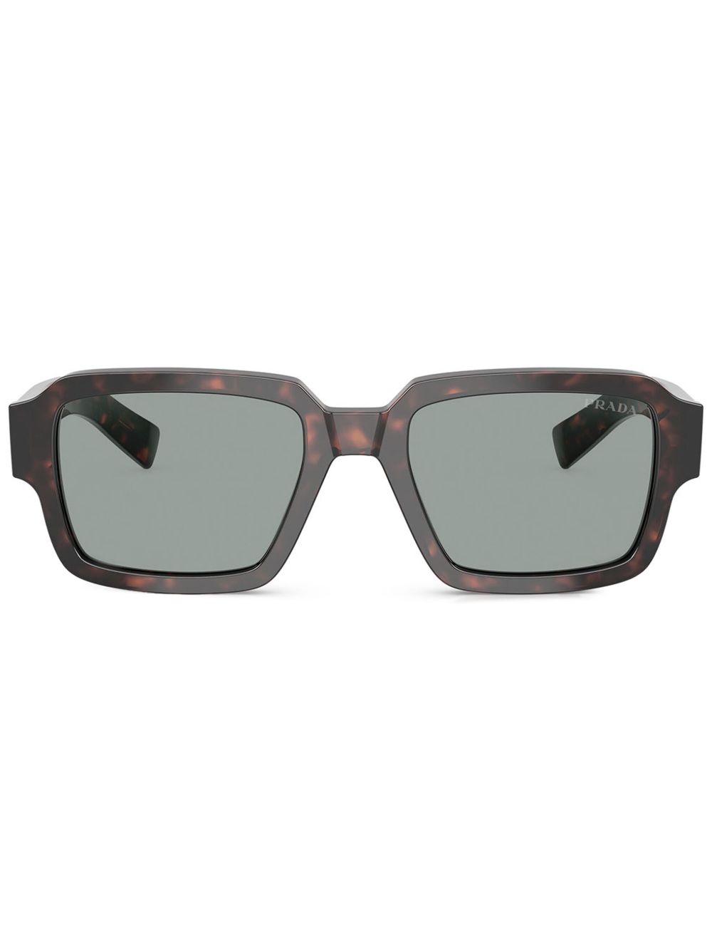 Prada Eyewear logo太阳眼镜 - 褐色