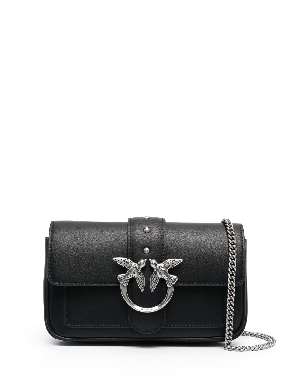 PINKO Love Mini Icon 斜挎包 - 黑色
