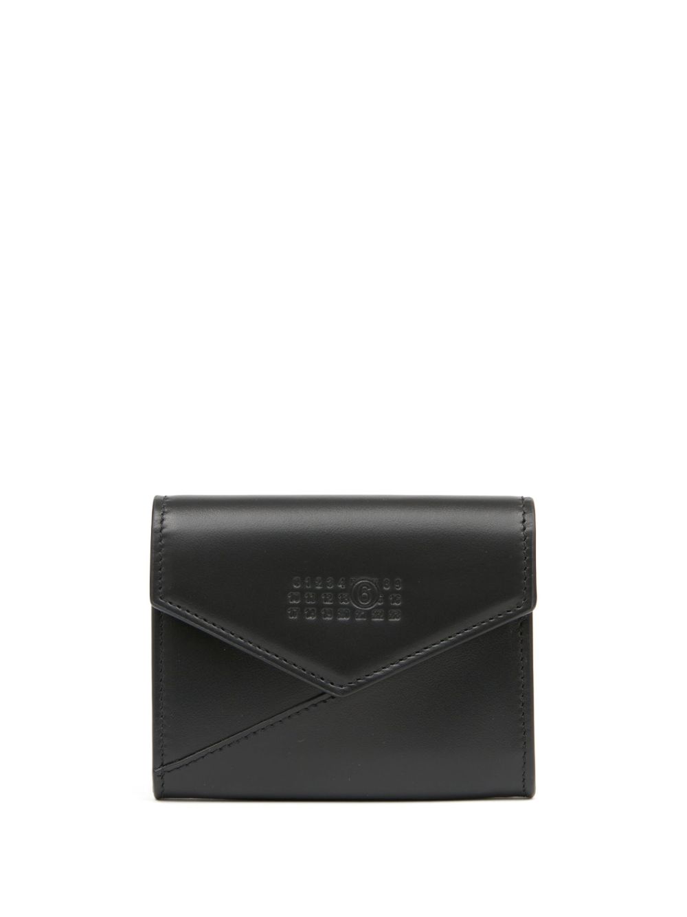 MM6 Maison Margiela Japanese 6 皮质钱包 - 黑色