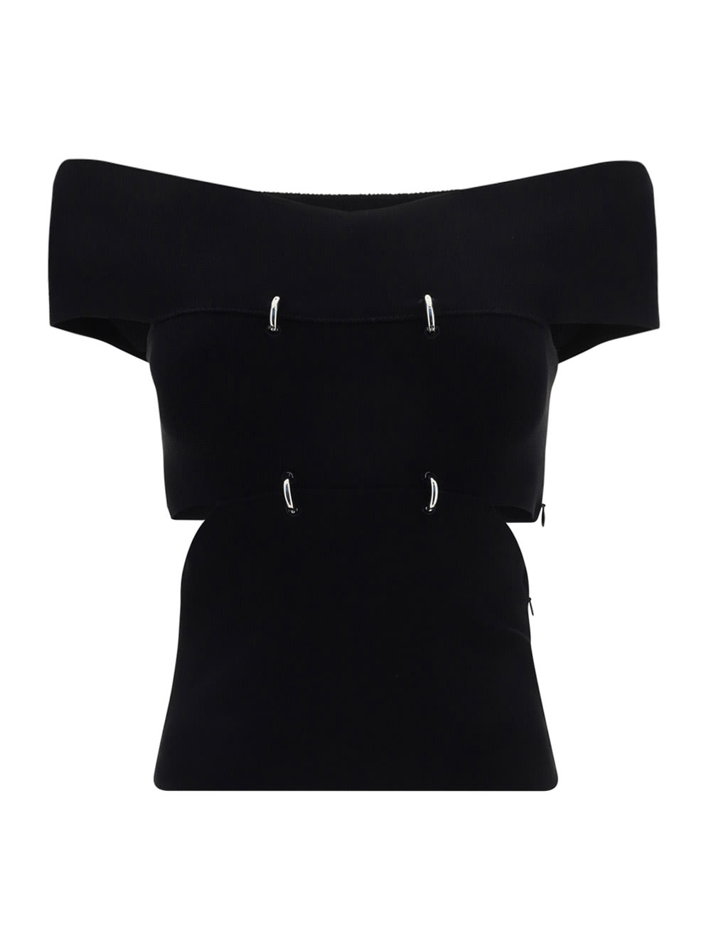 Alexander McQueen Top With Cut-out Details