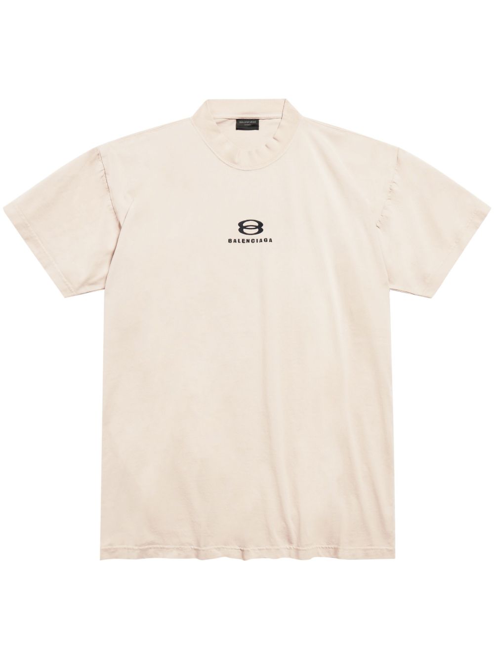 Balenciaga logo印花棉T恤 - 中性色