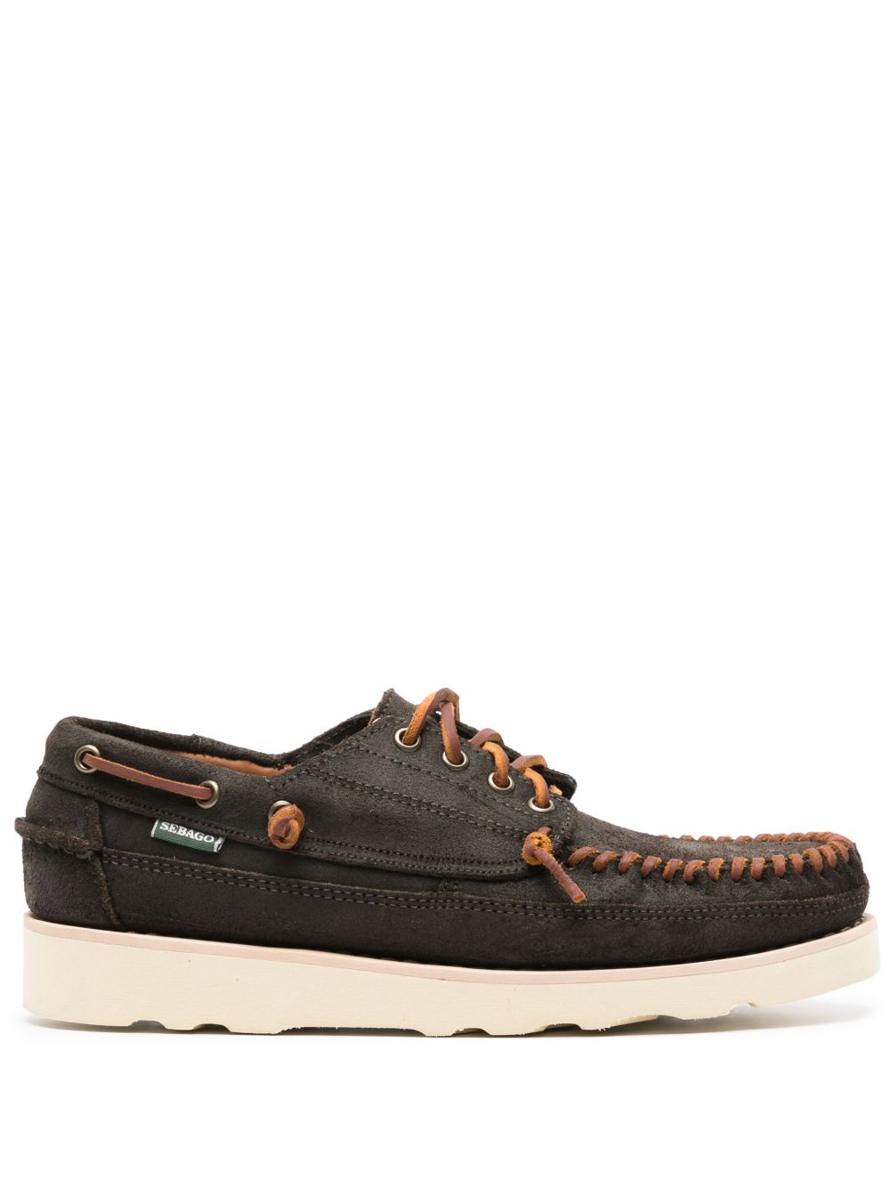 Sebago Keuka 皮质乐福鞋 - 褐色