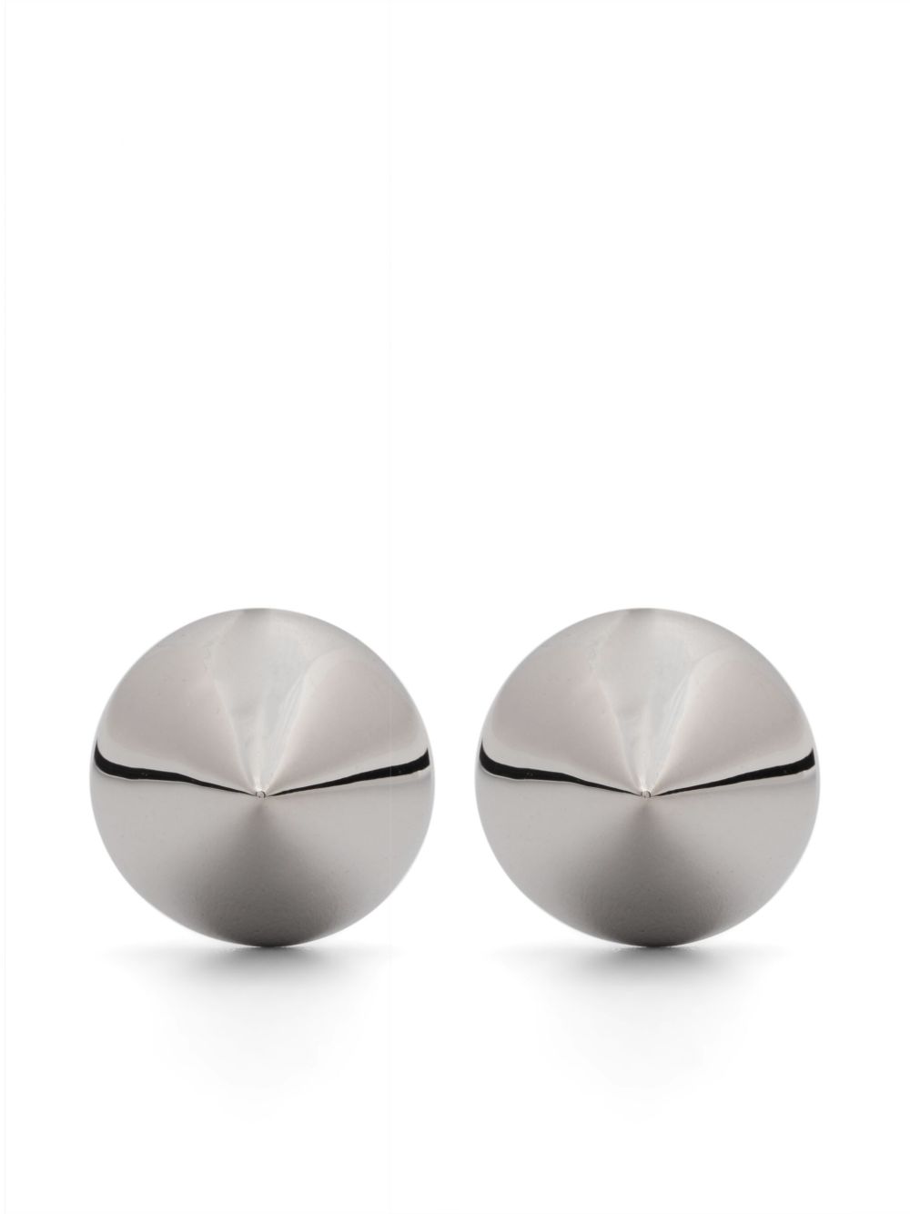 Eddie Borgo Cone stud earrings - 银色
