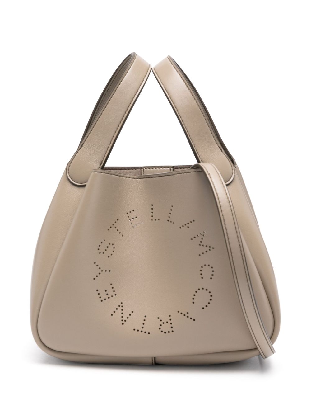 Stella McCartney logo穿孔手提包 - 中性色