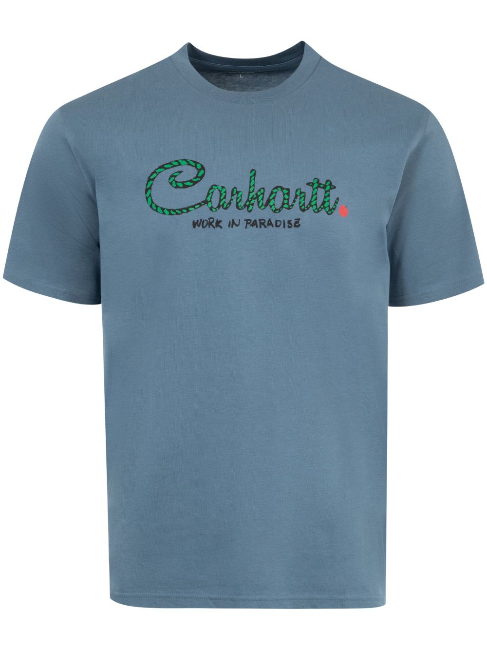 Carhartt WIP logo印花T恤 - 蓝色