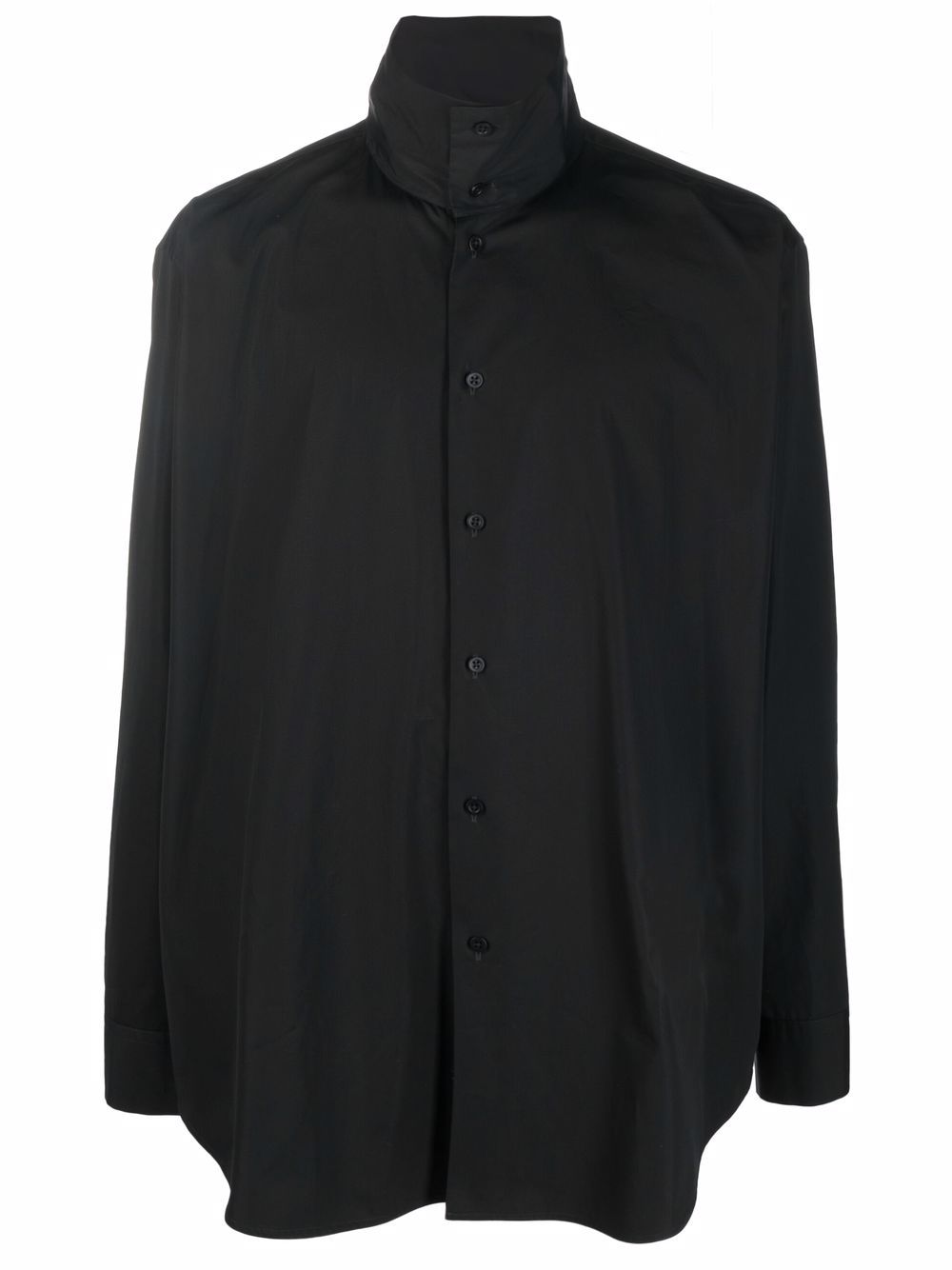 Jil Sander 高领衬衫 - 黑色