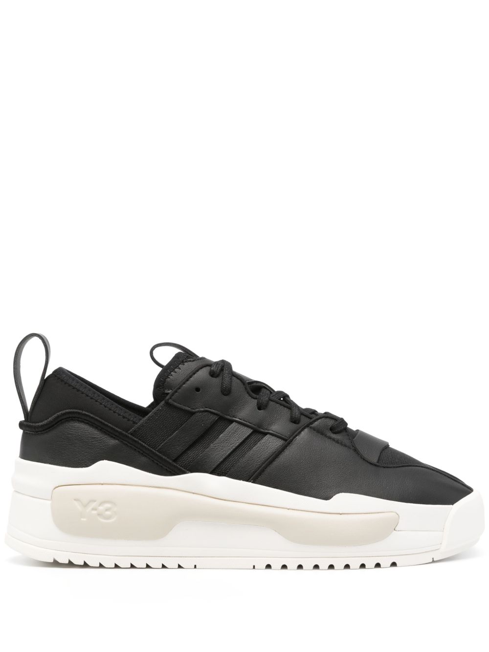 Y-3 Rivalry 皮质运动鞋 - 黑色