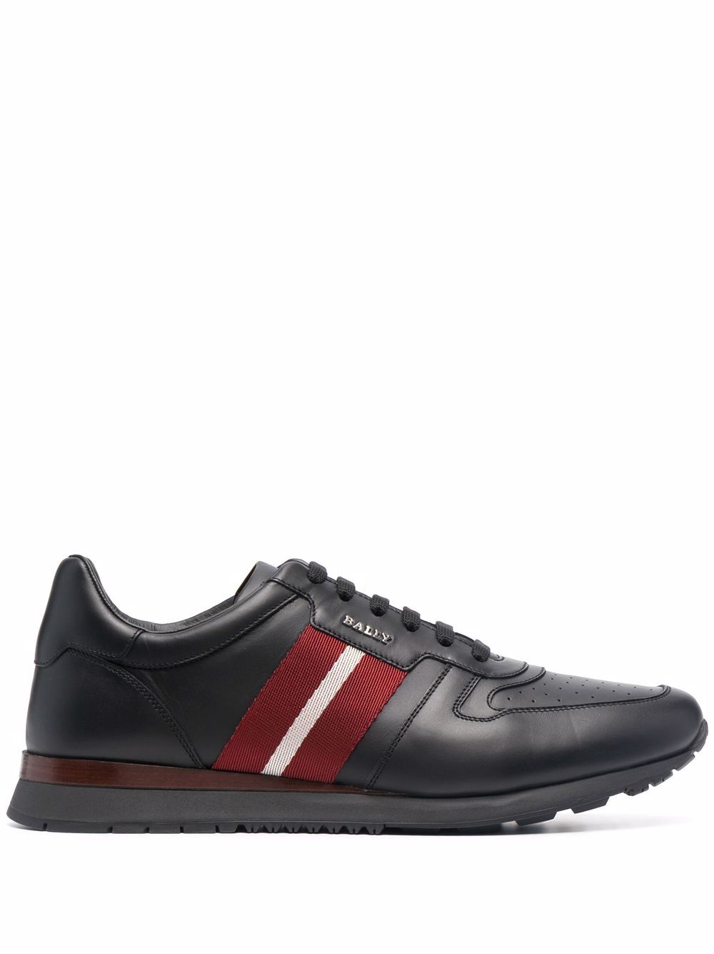 Bally logo低帮运动鞋 - 黑色
