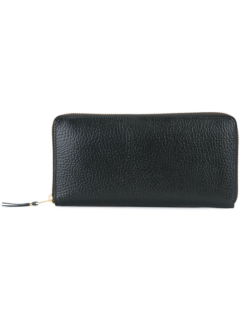 Comme Des Garçons Wallet 环绕式拉链皮质钱包 - 黑色