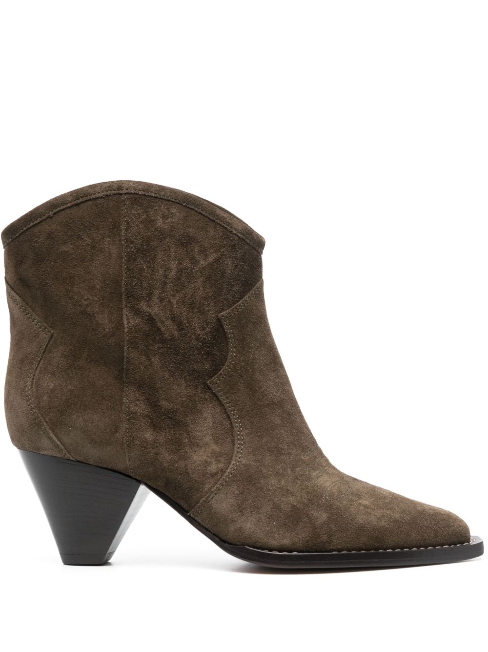 ISABEL MARANT Darizo 绒面皮及踝靴 - 绿色