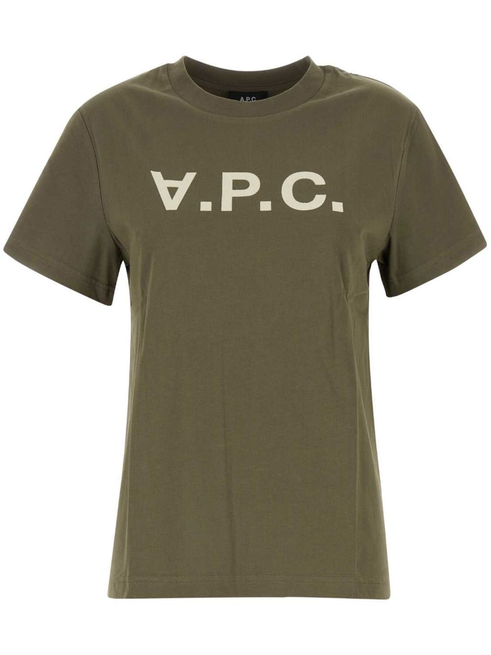 A.P.C. logo印花T恤 - 绿色