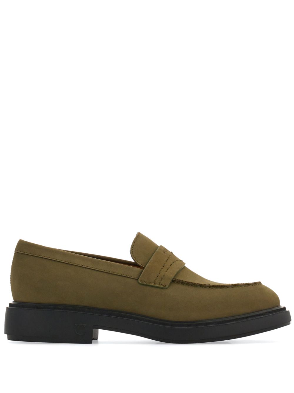 Ferragamo 经典乐福鞋 - 绿色