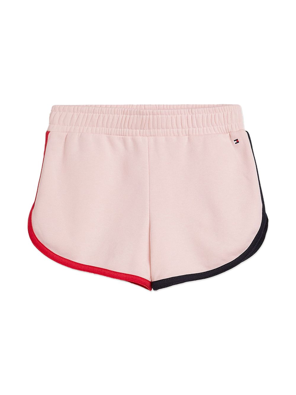 Tommy Hilfiger Junior Global 条纹短裤 - 粉色