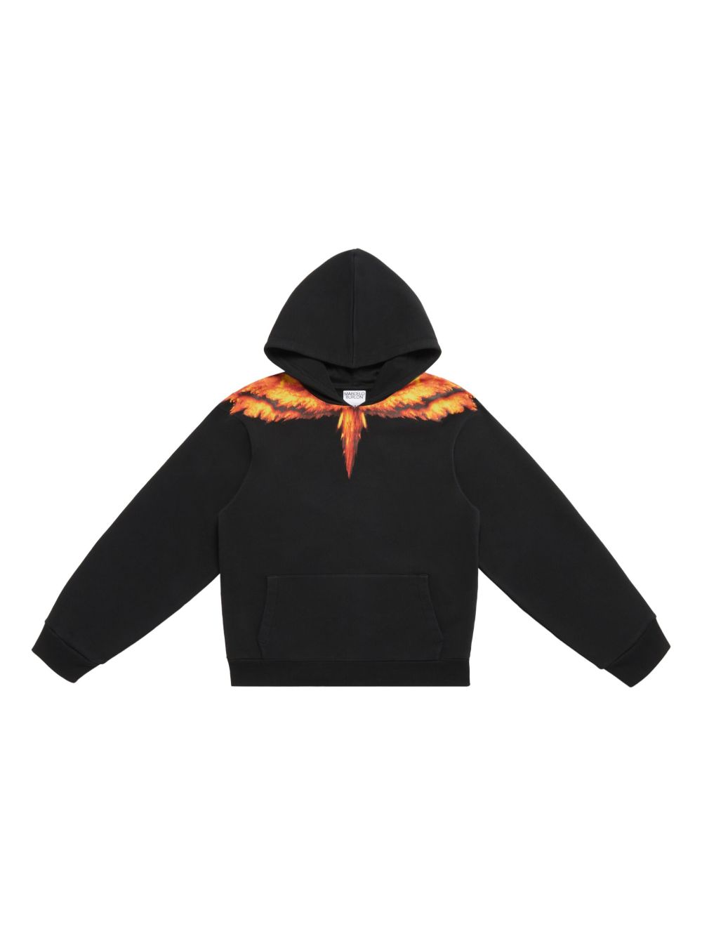 Marcelo Burlon County Of Milan Kids Colordust Wings 棉连帽衫 - 黑色