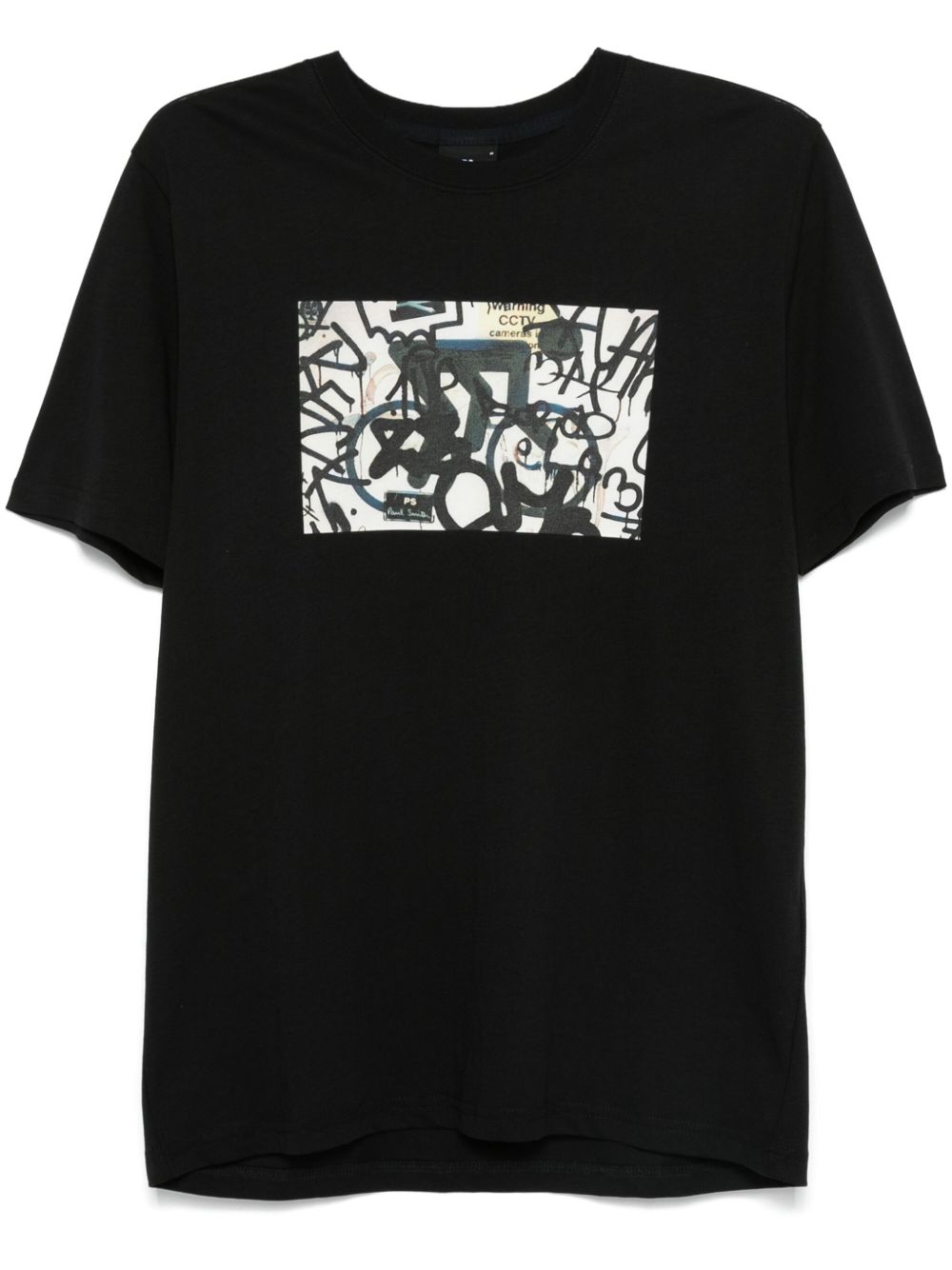 PS Paul Smith B&W Bike T恤 - 黑色