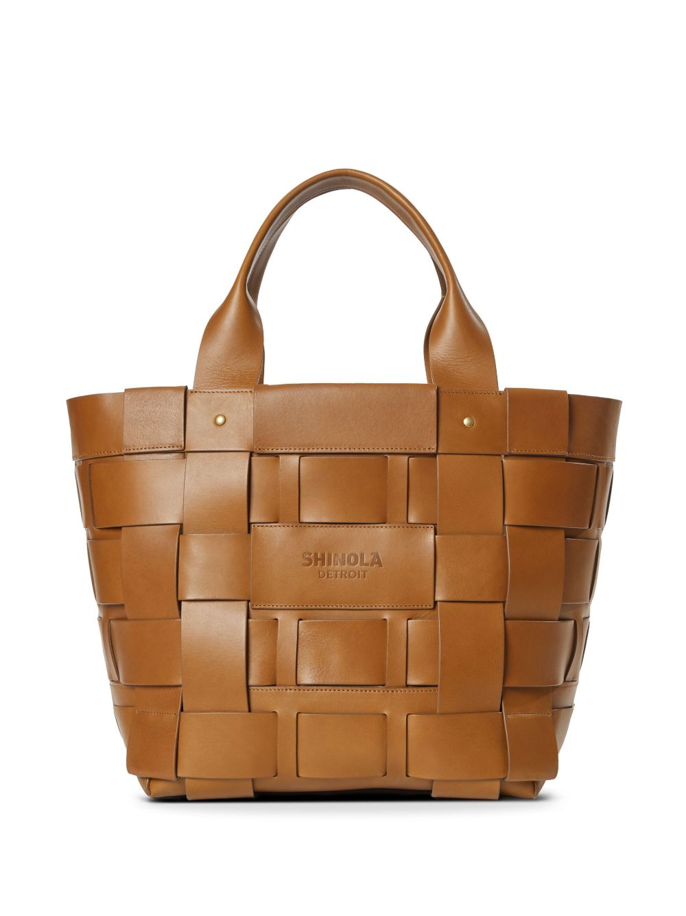 Shinola The Large Bixby 皮质手提包 - 褐色