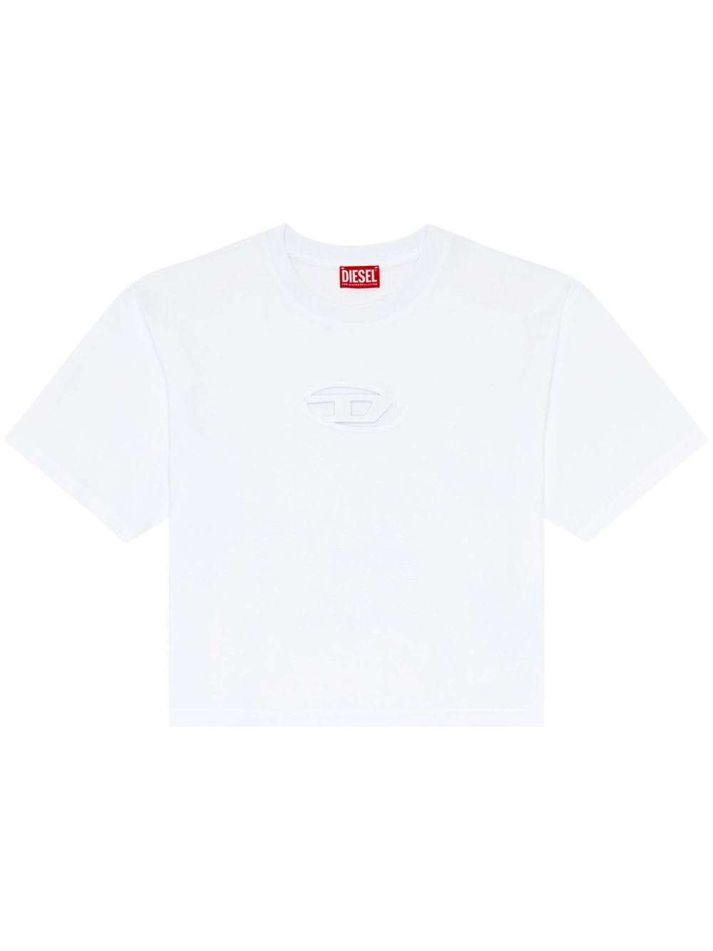 Diesel T-Buxt-Crop-Od 棉T恤 - 白色