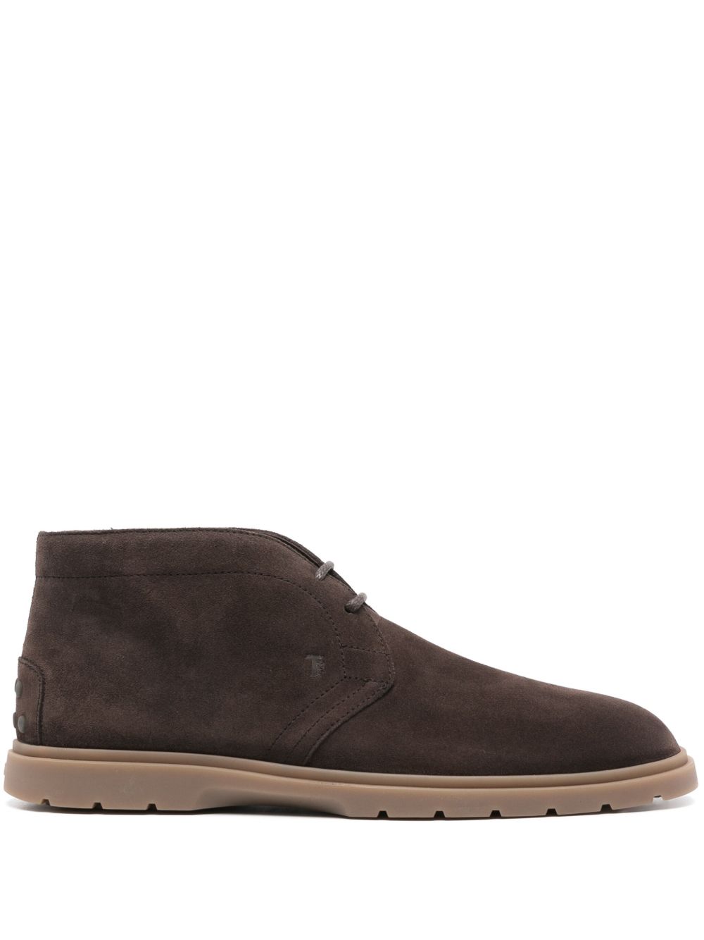 Tod's Desert 绒面皮及踝靴 - 褐色