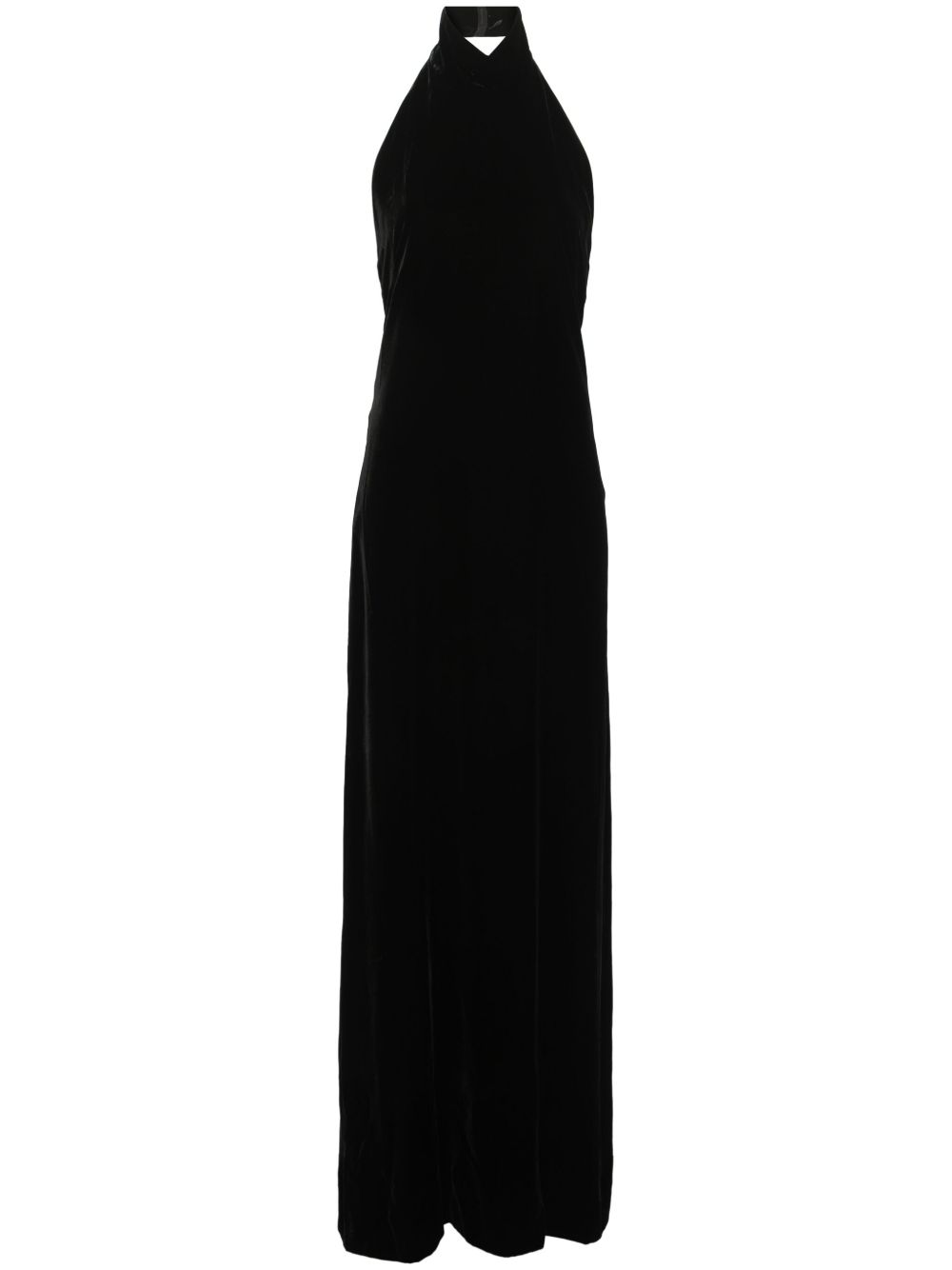 Max Mara Armida 超长连衣裙 - 黑色