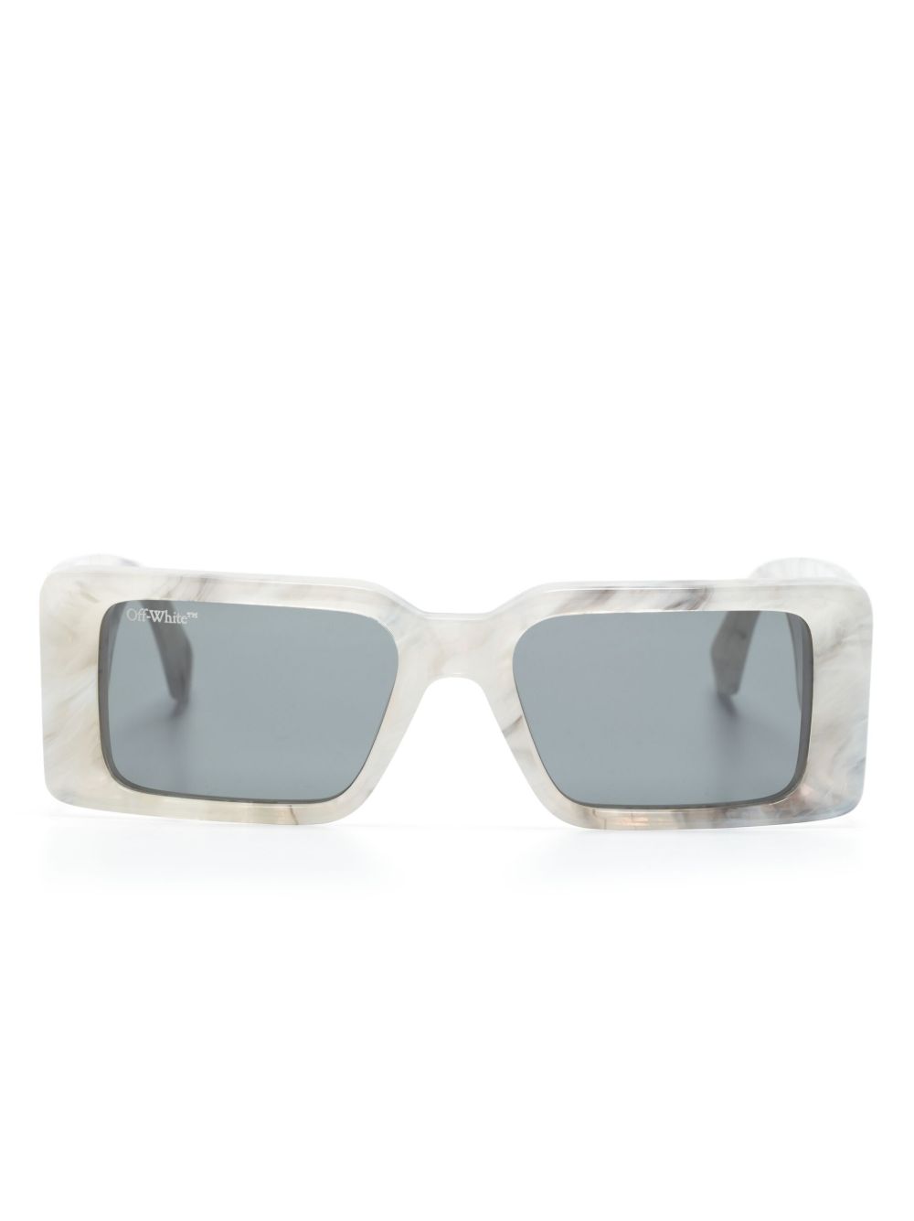Off-White Eyewear Milano 长方形框太阳眼镜 - 灰色