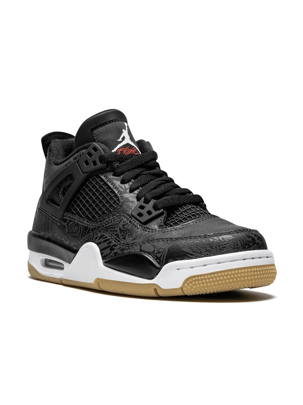 Jordan Kids Air Jordan 4 Retro SE运动鞋 - 黑色