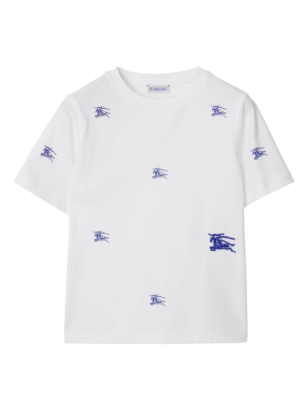 Burberry Kids EKD 棉T恤 - 白色