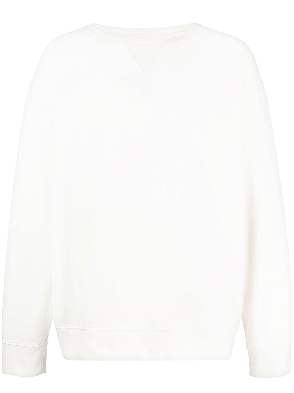 Maison Margiela Numeric logo刺绣卫衣 - 白色