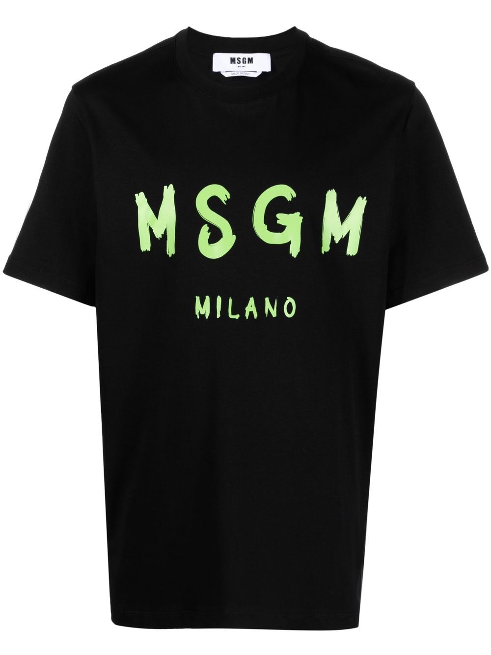 MSGM logo印花T恤 - 黑色