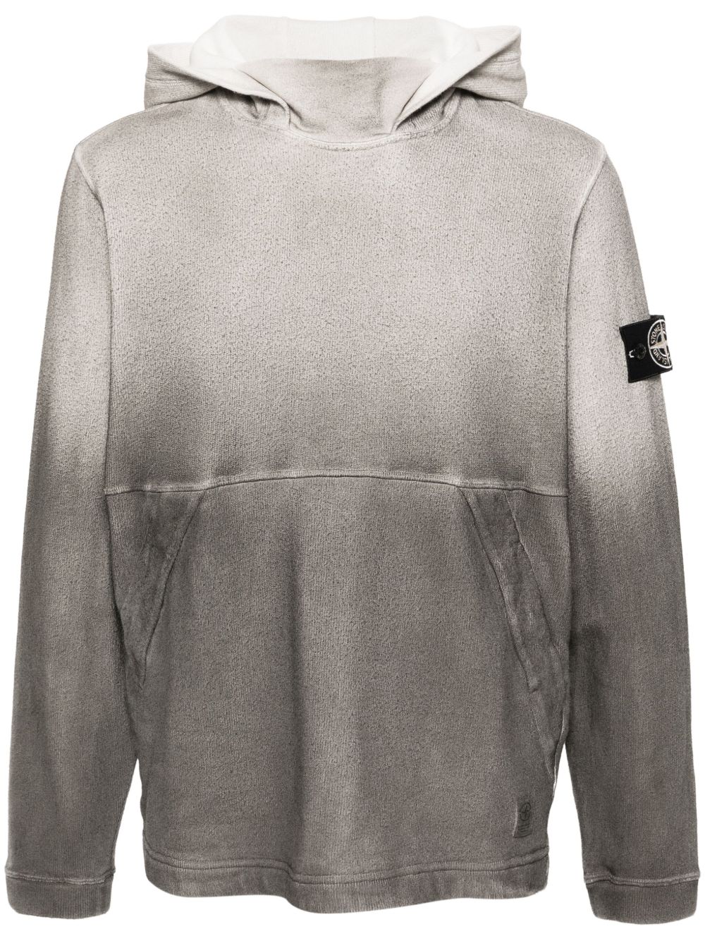 Stone Island 罗盘徽章连帽衫 - 灰色