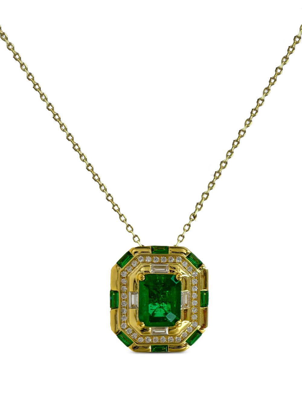Juwelina Paris Byzantine Octagon 项链 - 金色