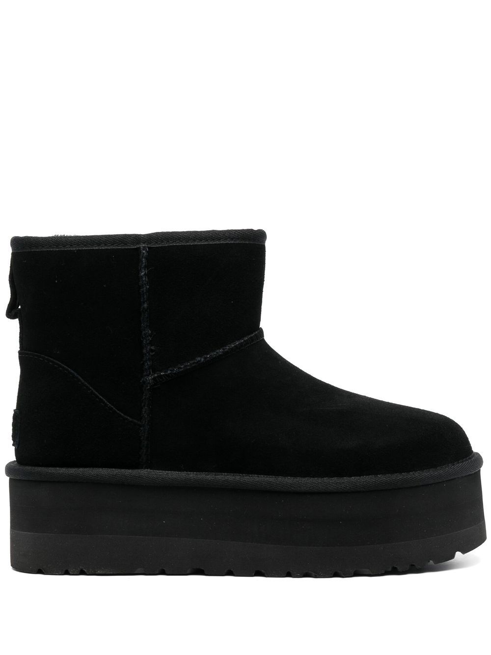 UGG Mini Classic Platform 短靴 - 黑色