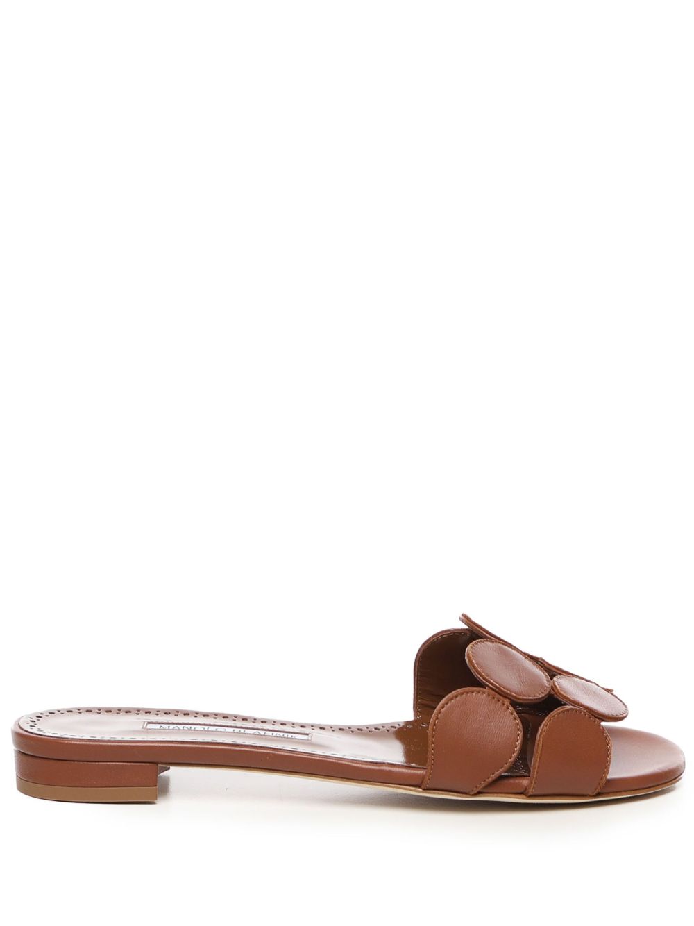 Manolo Blahnik Haribalmu 拖鞋 - 褐色