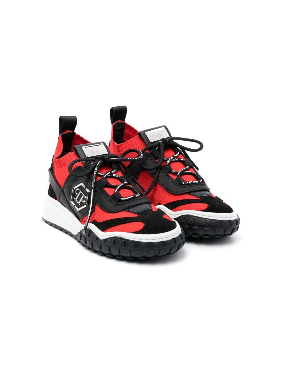 Philipp Plein Junior Predator 低帮运动鞋 - 黑色