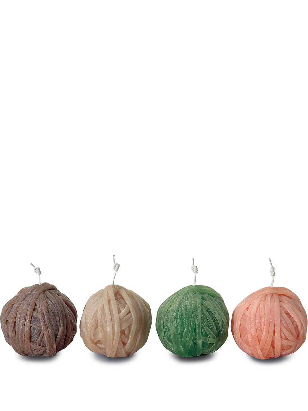 Missoni Home Gomitolo 无味蜡烛（四件套） - 橘色