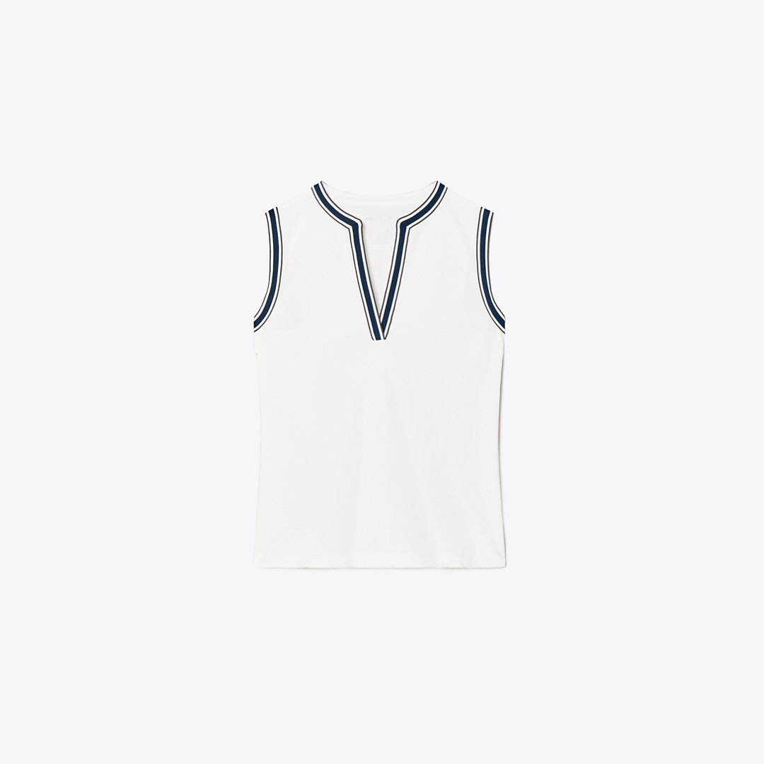Tory Burch Tech Piqué Tunic Tank