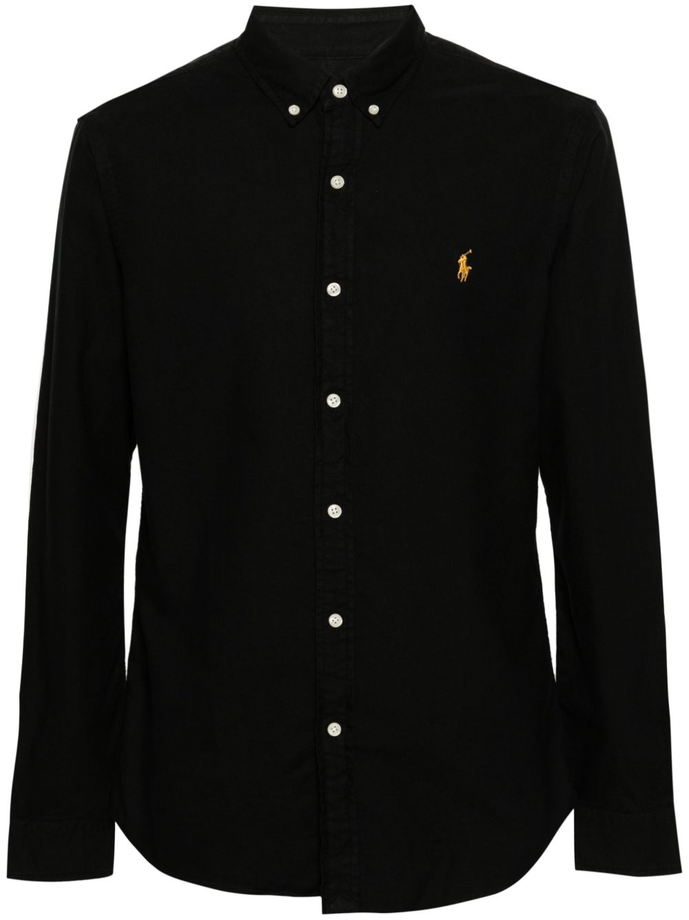 Polo Ralph Lauren Polo Pony 珠地布衬衫 - 黑色