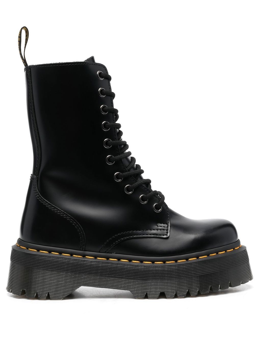 Dr. Martens 厚底系带短靴 - 黑色