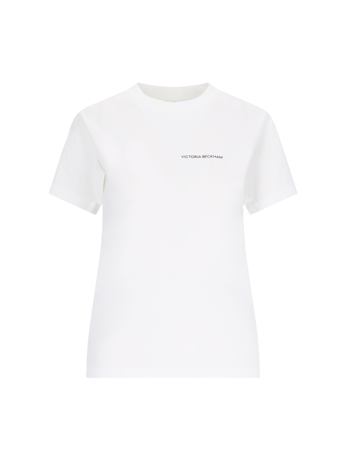 Victoria Beckham 'Shrunken Logo' T-Shirt