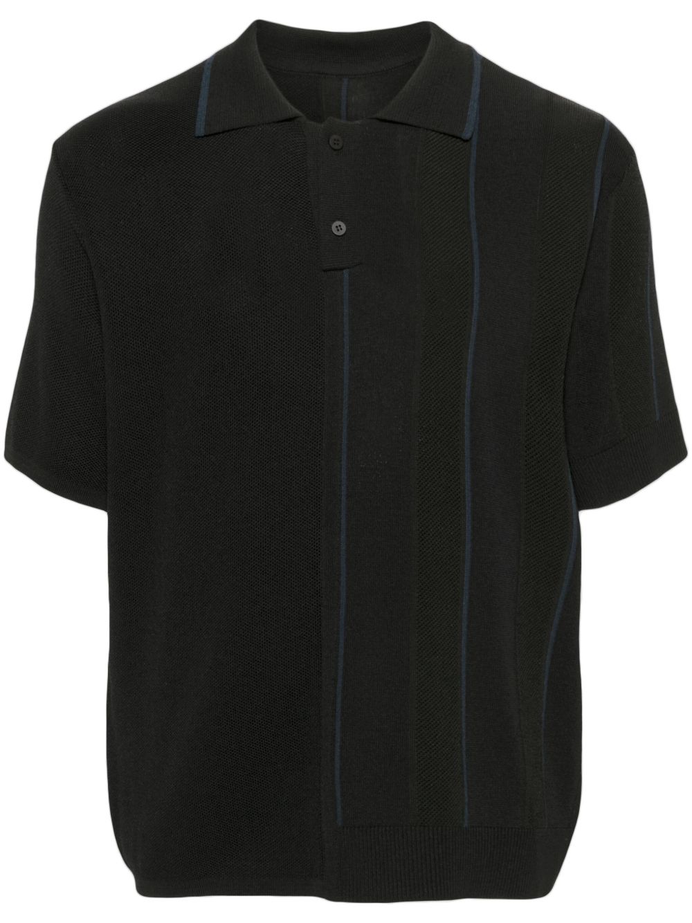 Jacquemus Le Polo Juego 针织polo衫 - 黑色