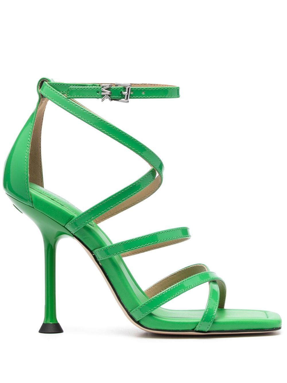 Michael Michael Kors Imani 漆皮凉鞋 - 绿色