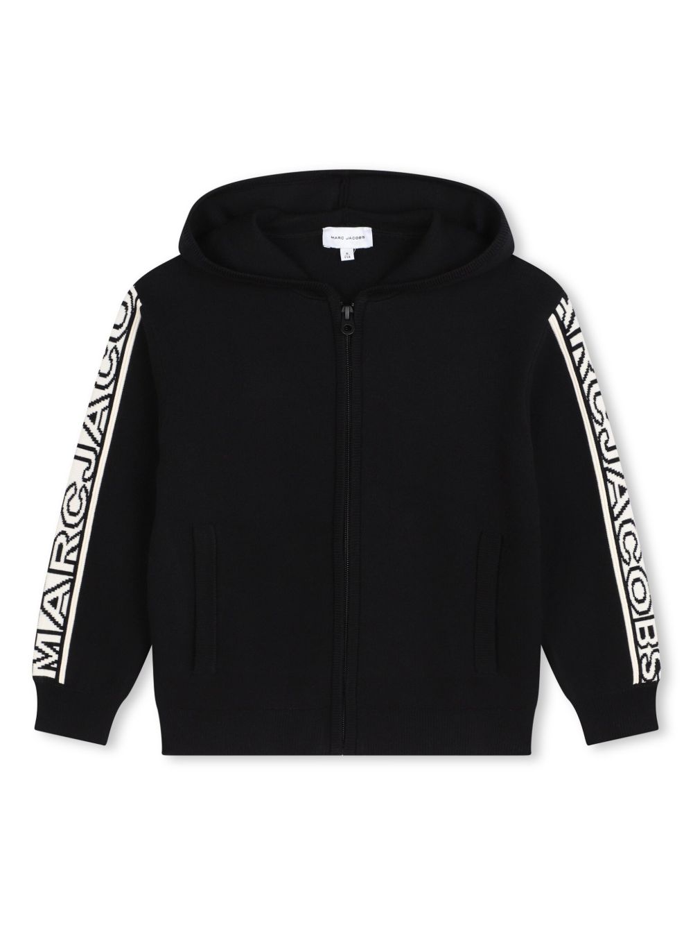 Marc Jacobs Kids Branded 连帽衫 - 黑色