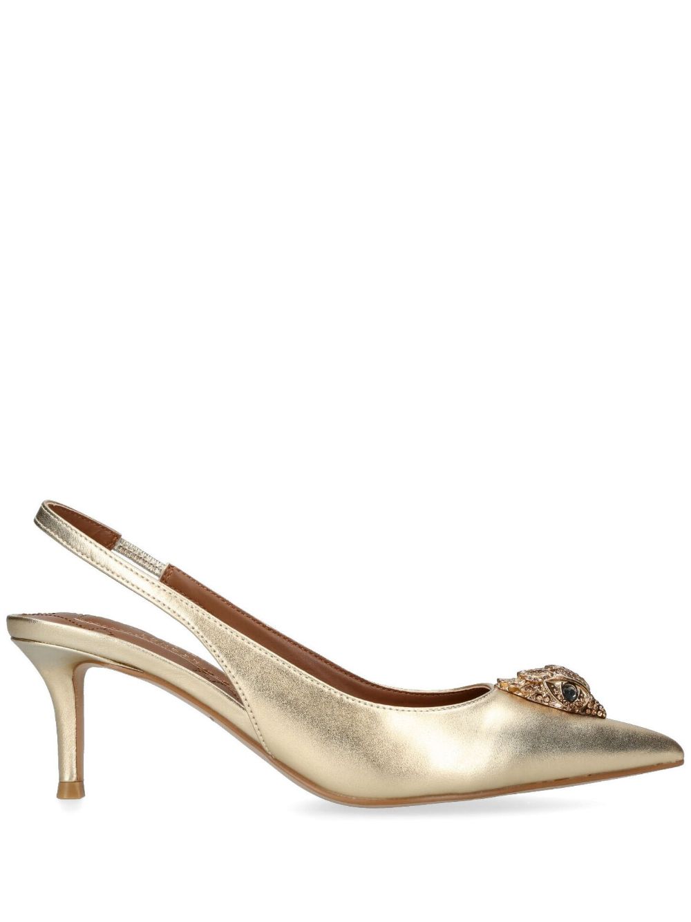 Kurt Geiger London Belgravia 裹踝高跟鞋 - 金色