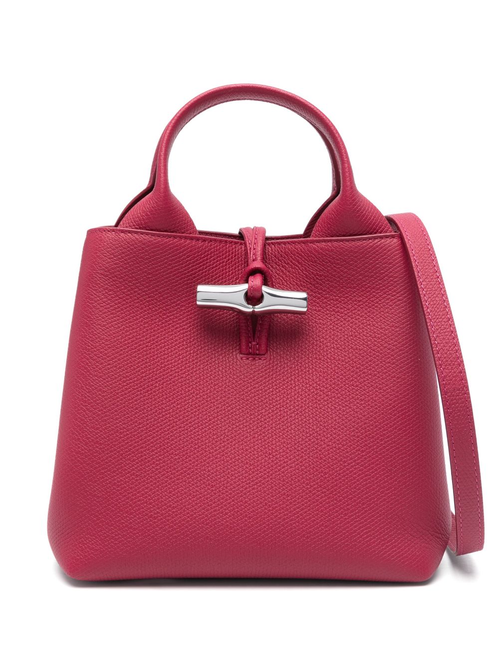Longchamp S Le Roseau 手提包 - 红色