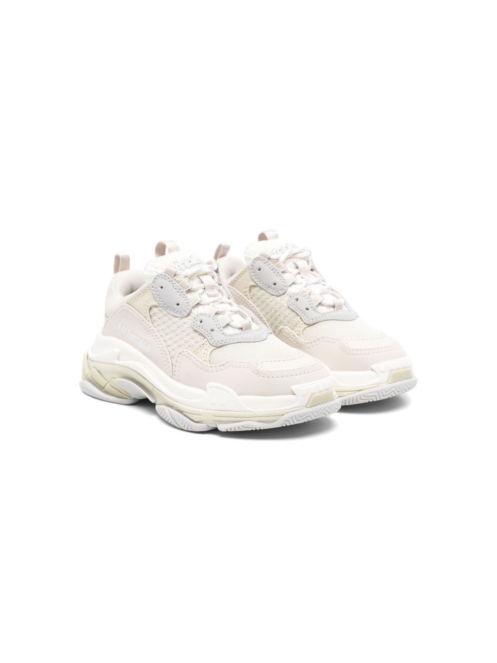 Balenciaga Kids Triple S 运动鞋 - 中性色