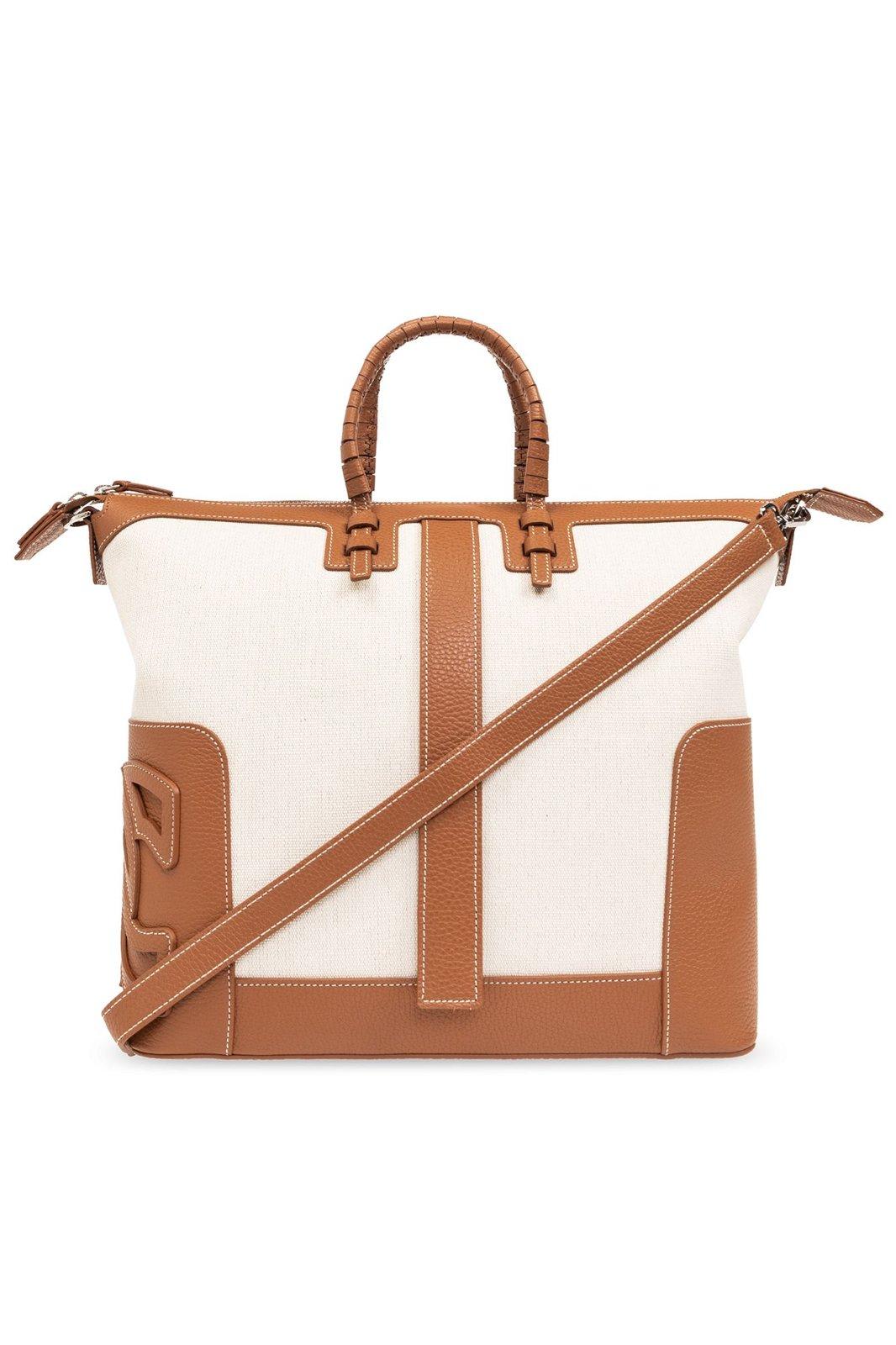 Casadei C-style Zipped Tote Bag