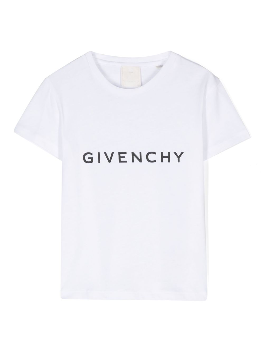 Givenchy Kids logo印花棉T恤 - 白色