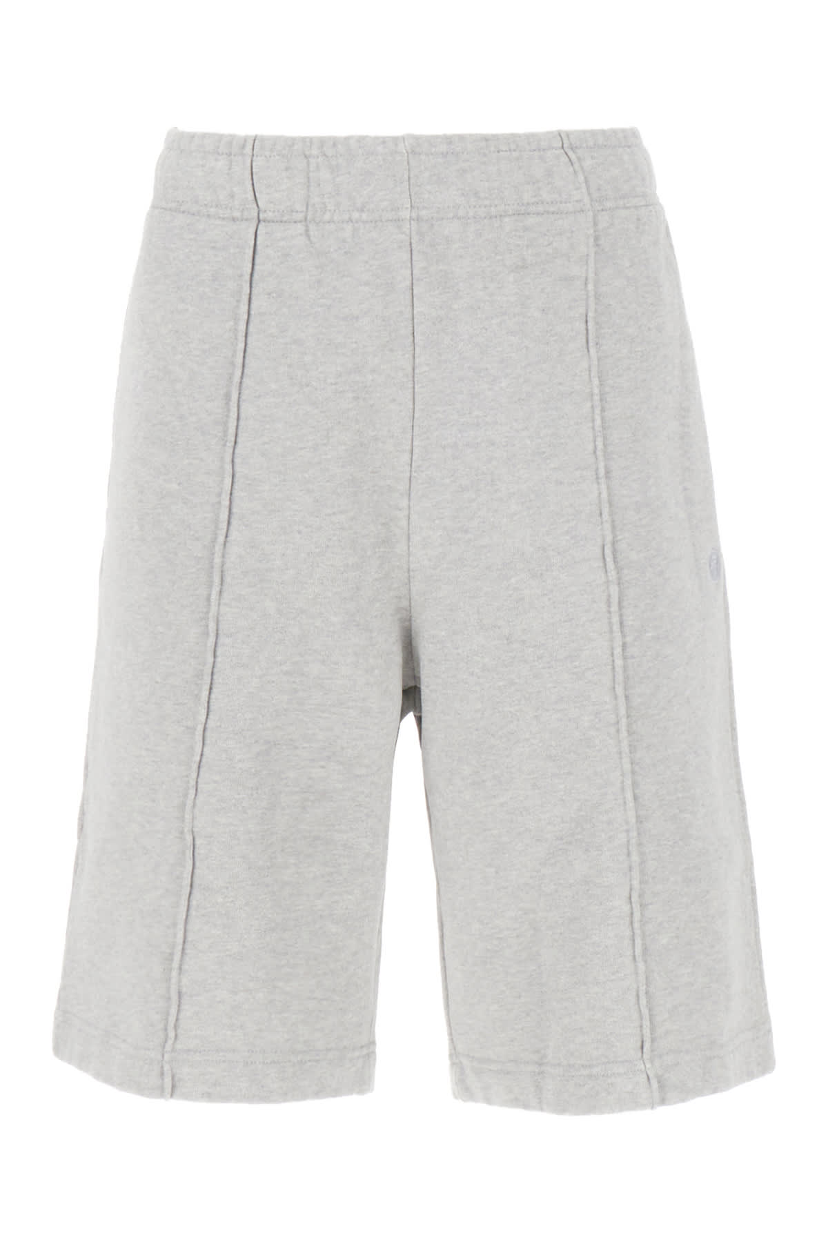 AMBUSH Melange Grey Cotton Bermuda Shorts
