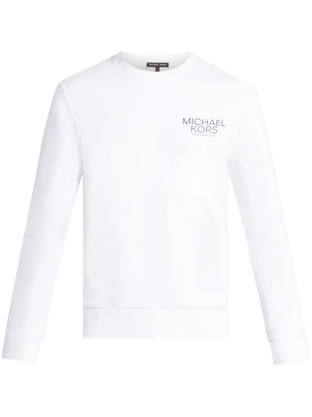 Michael Kors logo 贴花针织卫衣 - 白色