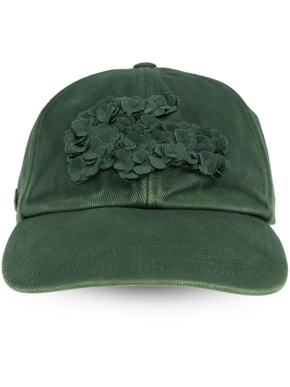 Lacoste x Lemarié 花卉贴花棒球帽 - 绿色