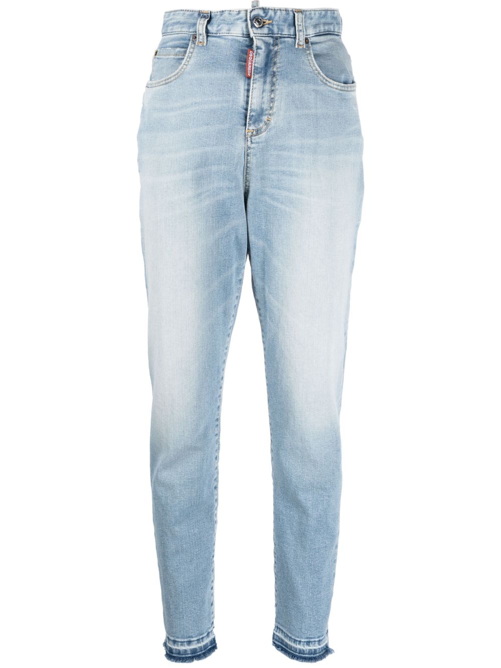 DSQUARED2 D2次方 直筒牛仔裤 - 蓝色